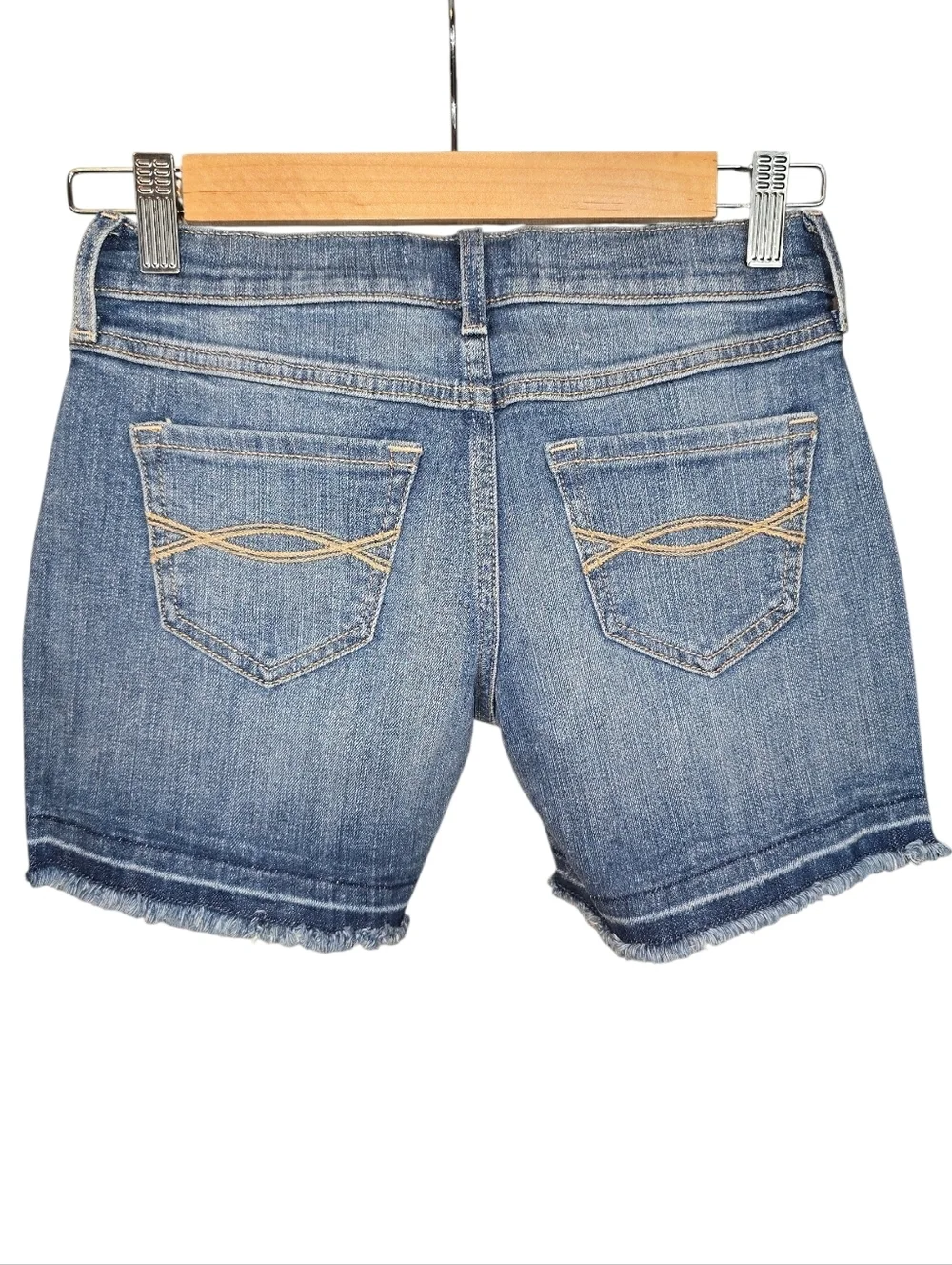 Abercrombie Kids Jean Shorts Bundle Play Length Distressed Patches NWTSize 11/12